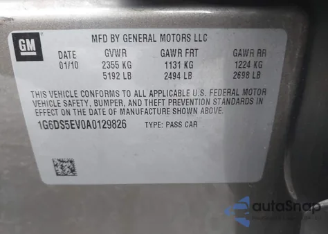 2010 Cadillac Cts Premium from USA, damaged, VIN 1G6DS5EV0A0129826